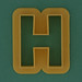 Pastry Cutter Letter H