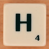 Scrabble Scramble Letter H