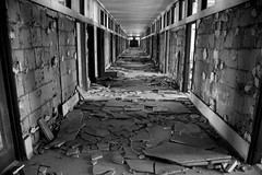 shattered hallway