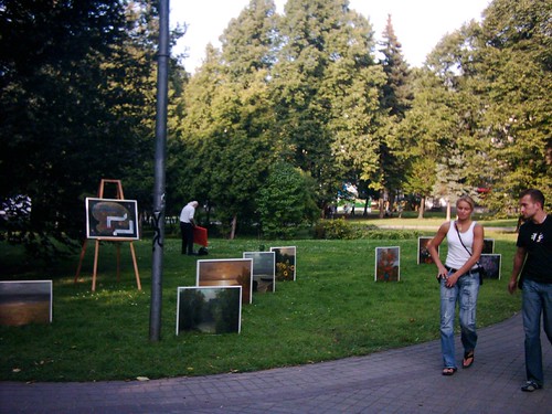Artists exhbition in the park
