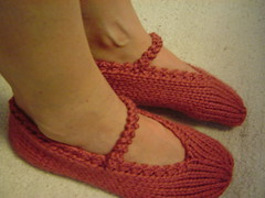 cashmerino mary jane slippers