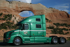 My truck at Wilson's Arch in Utah