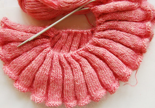 Knitting on circular needles