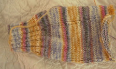Sock with ugly ladders