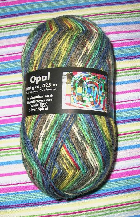Opal Hundertwasser sock yarn