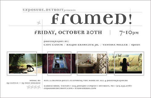 Exposure.Detroit show flyer