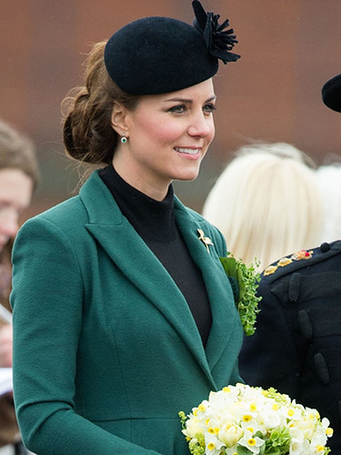 Kate Middleton hair low side bun