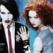 Marilyn Manson and Lily Cole | by Miles Aldridge | Fashion Rocks | September 2006