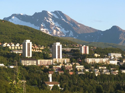 A view from camping site of Narvik