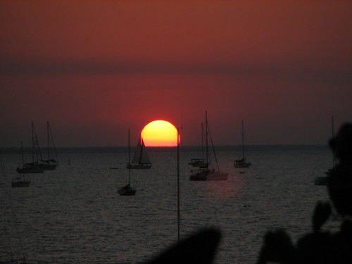 Darwin Sailing Club sunset, Fannie Bay