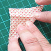 Folding kanzashi petals - step 2