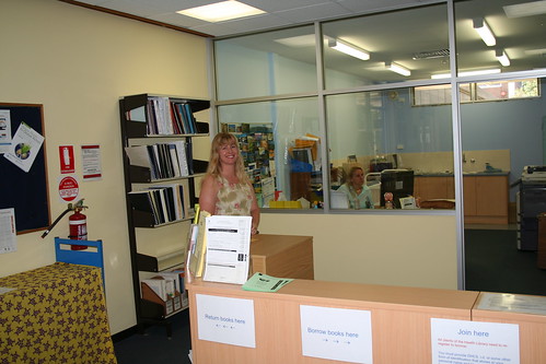 Bid Rose. Librarian Alice Springs Hospital Library