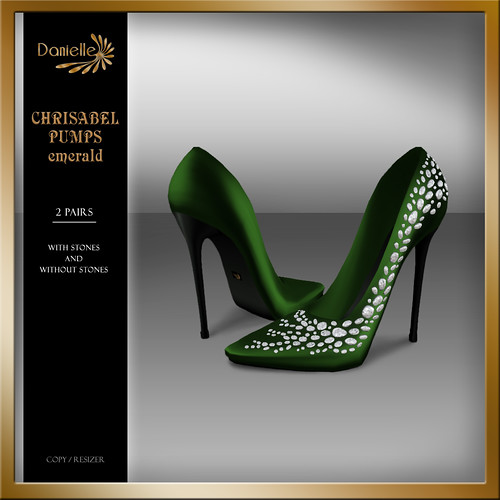 DANIELLE Christabel Pumps Emerald