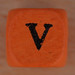 Coloured bead letter V