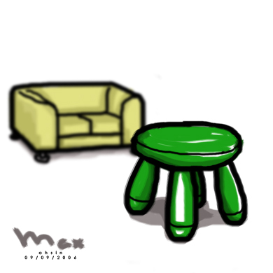sofa &  stool
