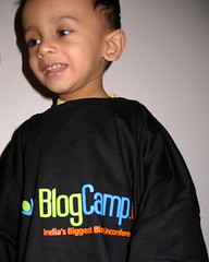 Google in the BlogCamp T-Shirt
