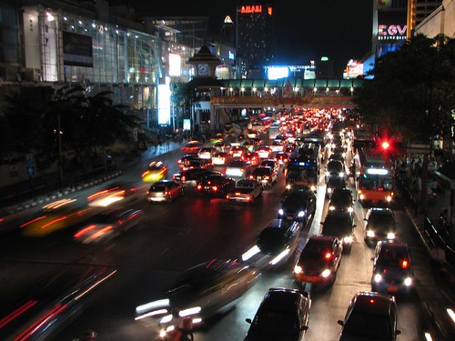 Bangkon traffic jams
