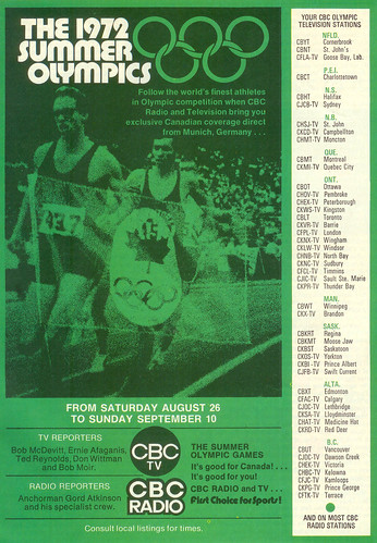 Vintage Ad #65 - The 1972 Summer Olympics
