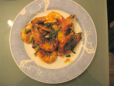  Prawns Spring Onion and Soy 