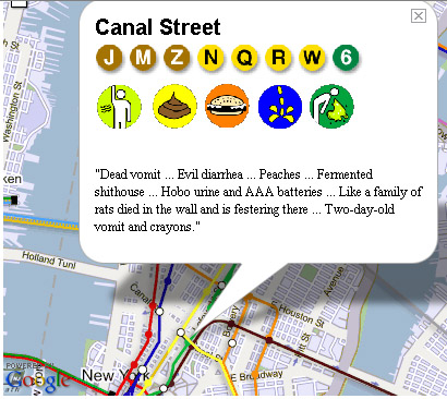 new york map subway. New York Subway Smells Map