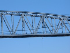 Cape Cod Canal RR Bridge High Wire Act