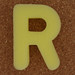 Sponge Letter R