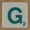 Scrabble Green Letter G
