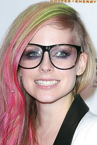 Avril celebrity hair