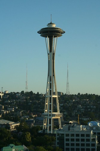 space needle, view from their office