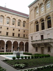 Boston Public Library courtyard