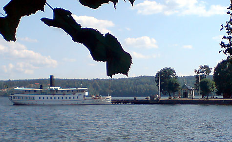 Båten till/från Mariefred och Stockholm