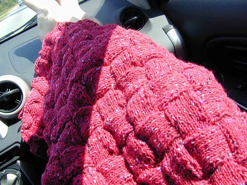 Knitting in the car