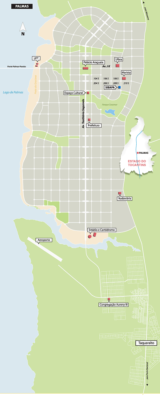Sibapa (mapa de localização)