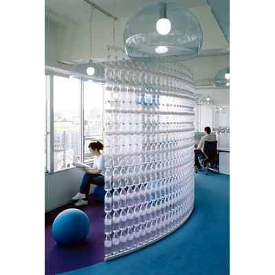 Room Dividers on Room Divider From Water Bottles   Stylehive