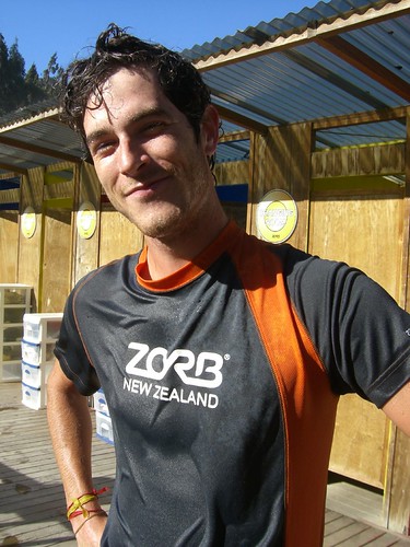 Tom - Zorbing, Rotorua