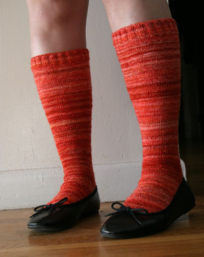 Sock Hop socks, done!