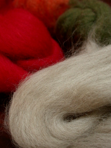 フェルト用の羊毛
