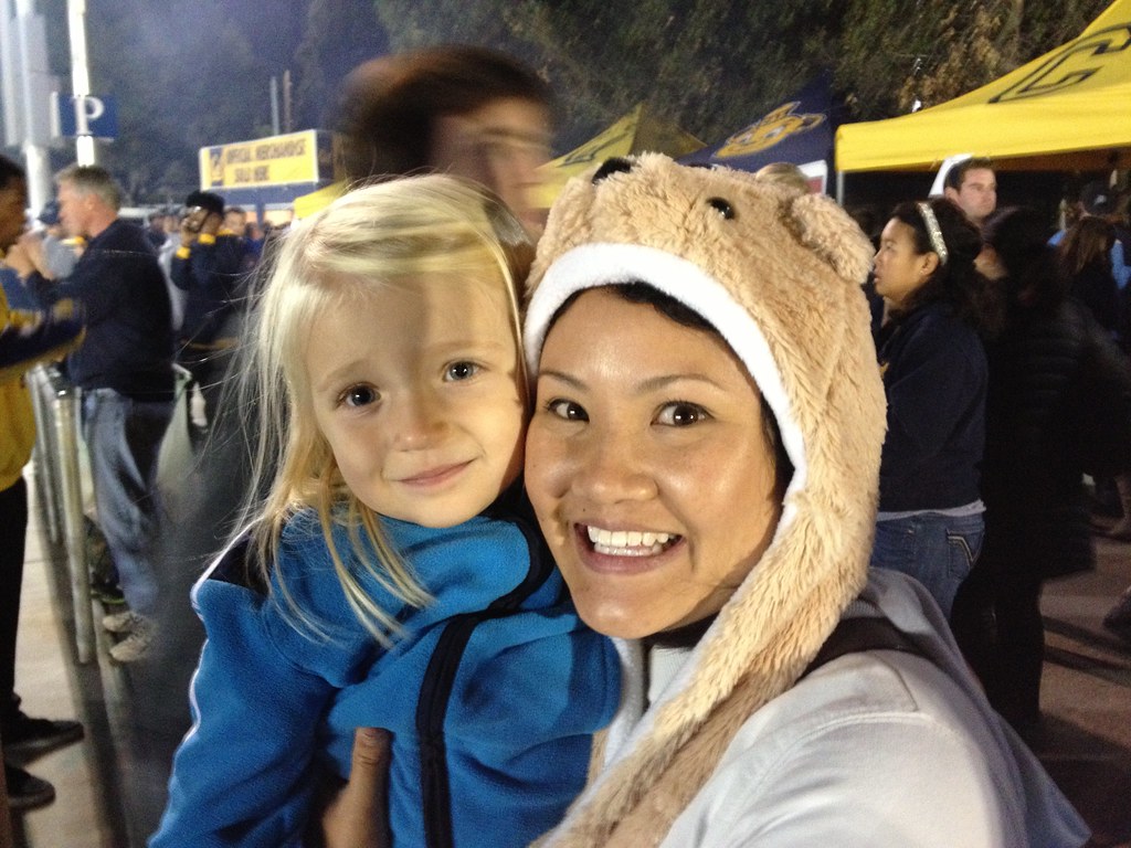 UCLA Football vs. Cal 2012 - bear hats