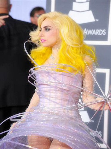 Lady Gaga Yellow Hair