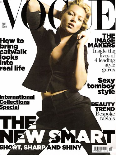 Kate Moss | Vogue UK cover | By Craig McDean | September 2006