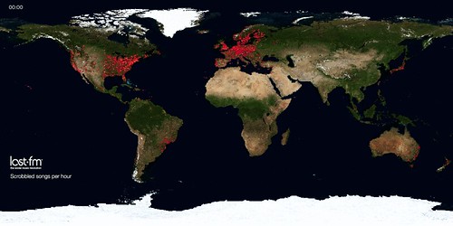 Last.fm Scrobbles Geography