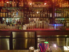bar at the Rose & Crown