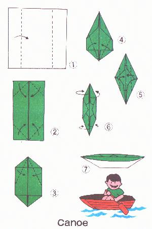 canoe origami
