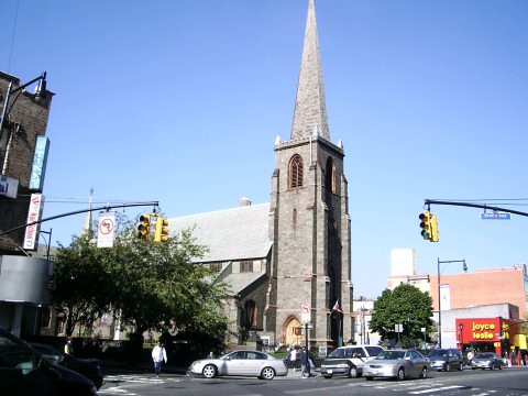 Picture of the church in Flushing, NY