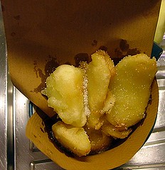 Apple tempura!