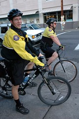 On a bike-along in SE Precinct