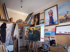 Painter's atelier