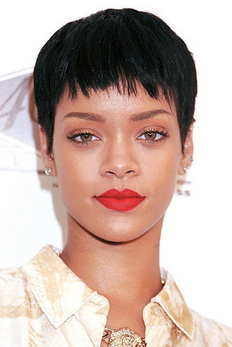 Rihanna celebrity hair