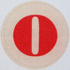 Vintage Sticker Letter O
