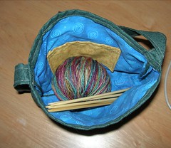 Small project bag inside
